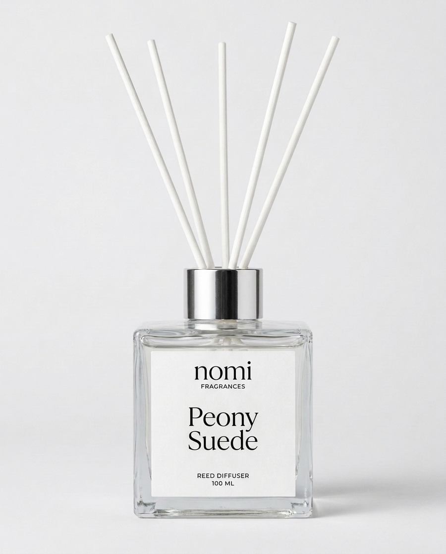 Peony Suede Reed Diffuser