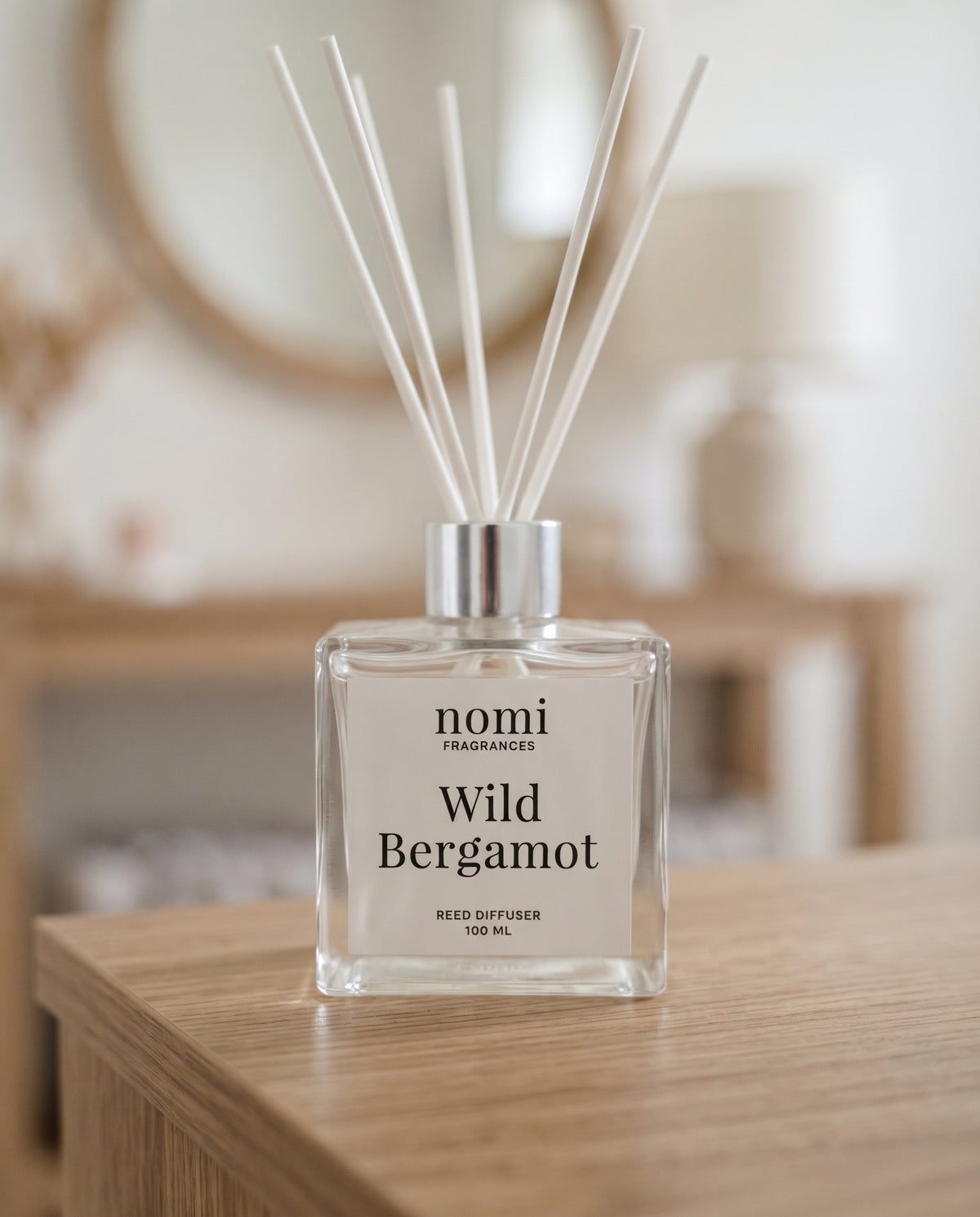 Wild Bergamot reed diffuser lifestyle shot